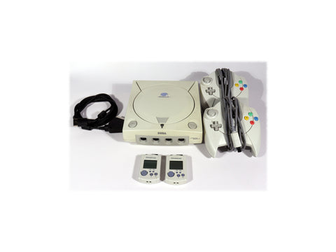 Sega Dreamcast + 2 Controller inkl. Speichergeräte + alle Kabel